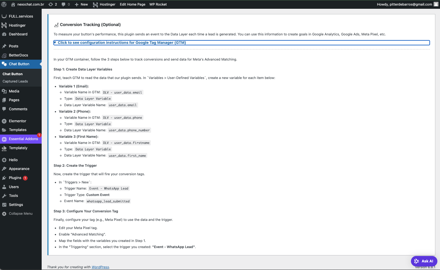 List of leads