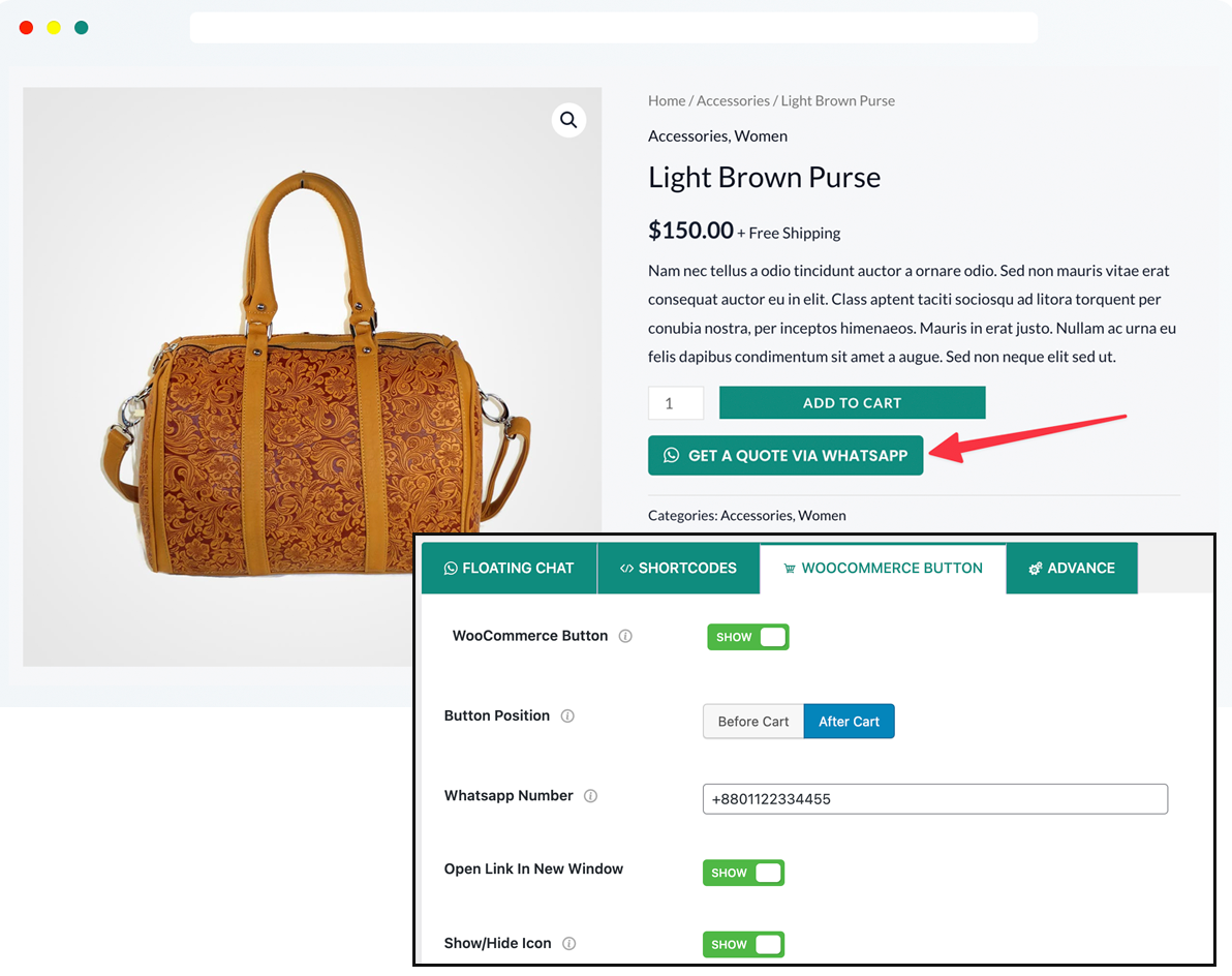 WooCommerce Button