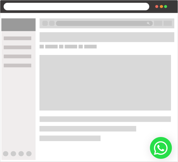 WhatsApp Button – Shortcode Template Style 3