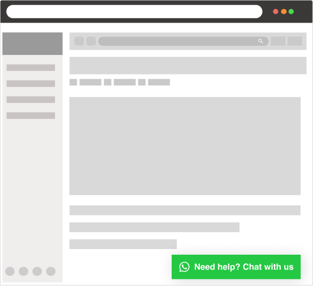 WhatsApp Block – Gutenberg Template 1