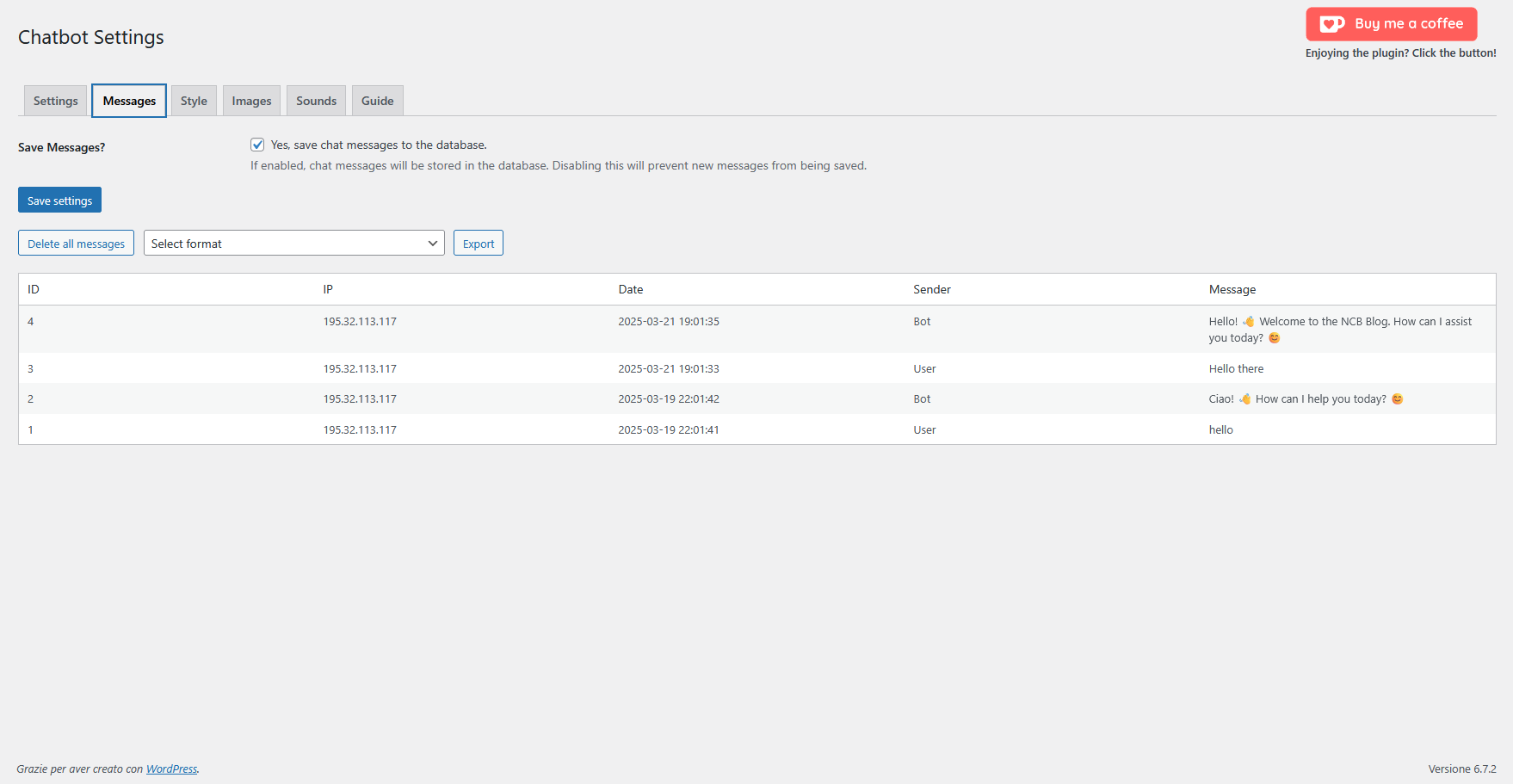 The chatbot in action on a website. (assets/screenshot-2.png)