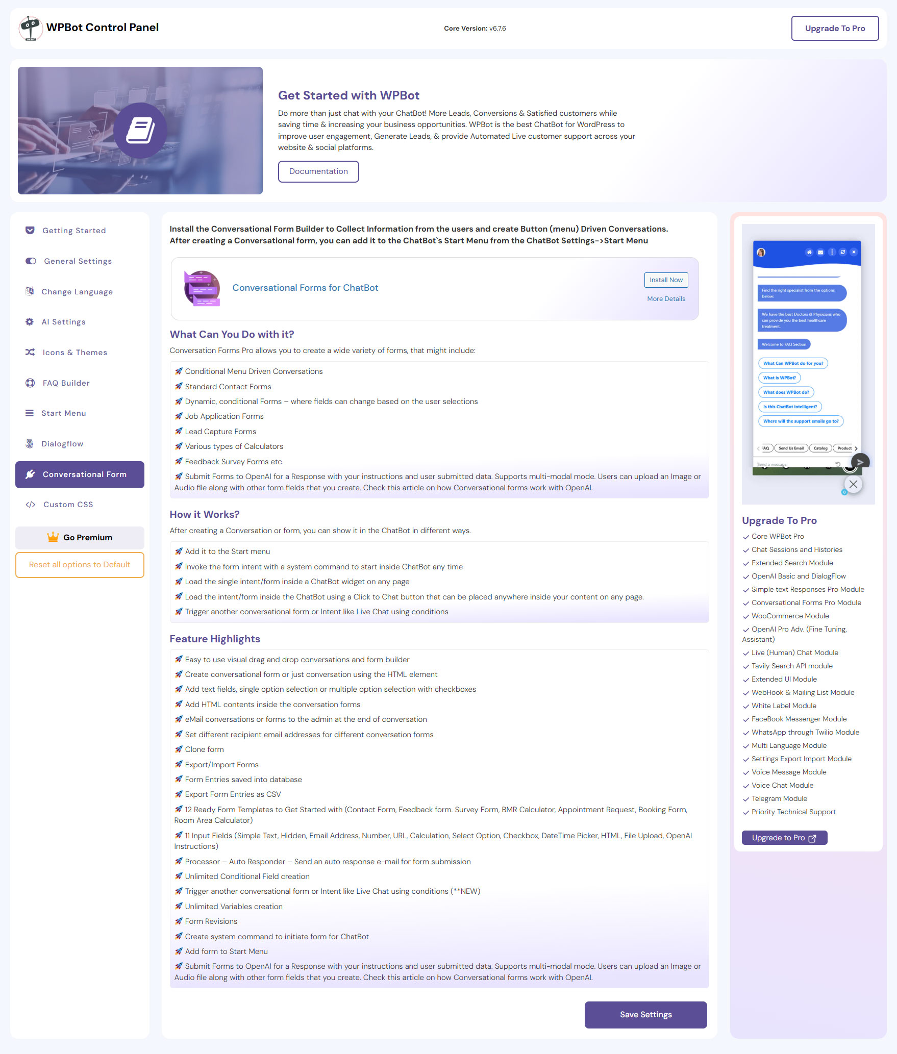 WPBot window Template 2