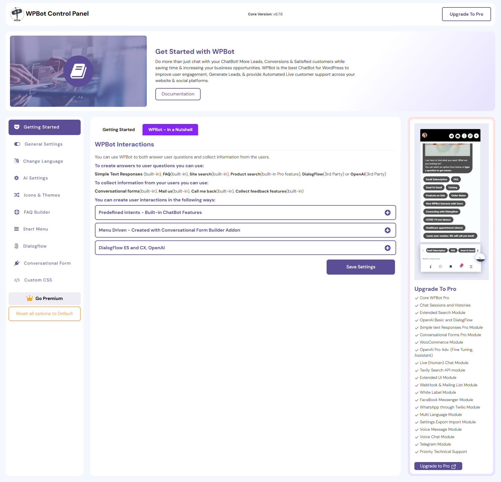 WPBot FAQ Builder
