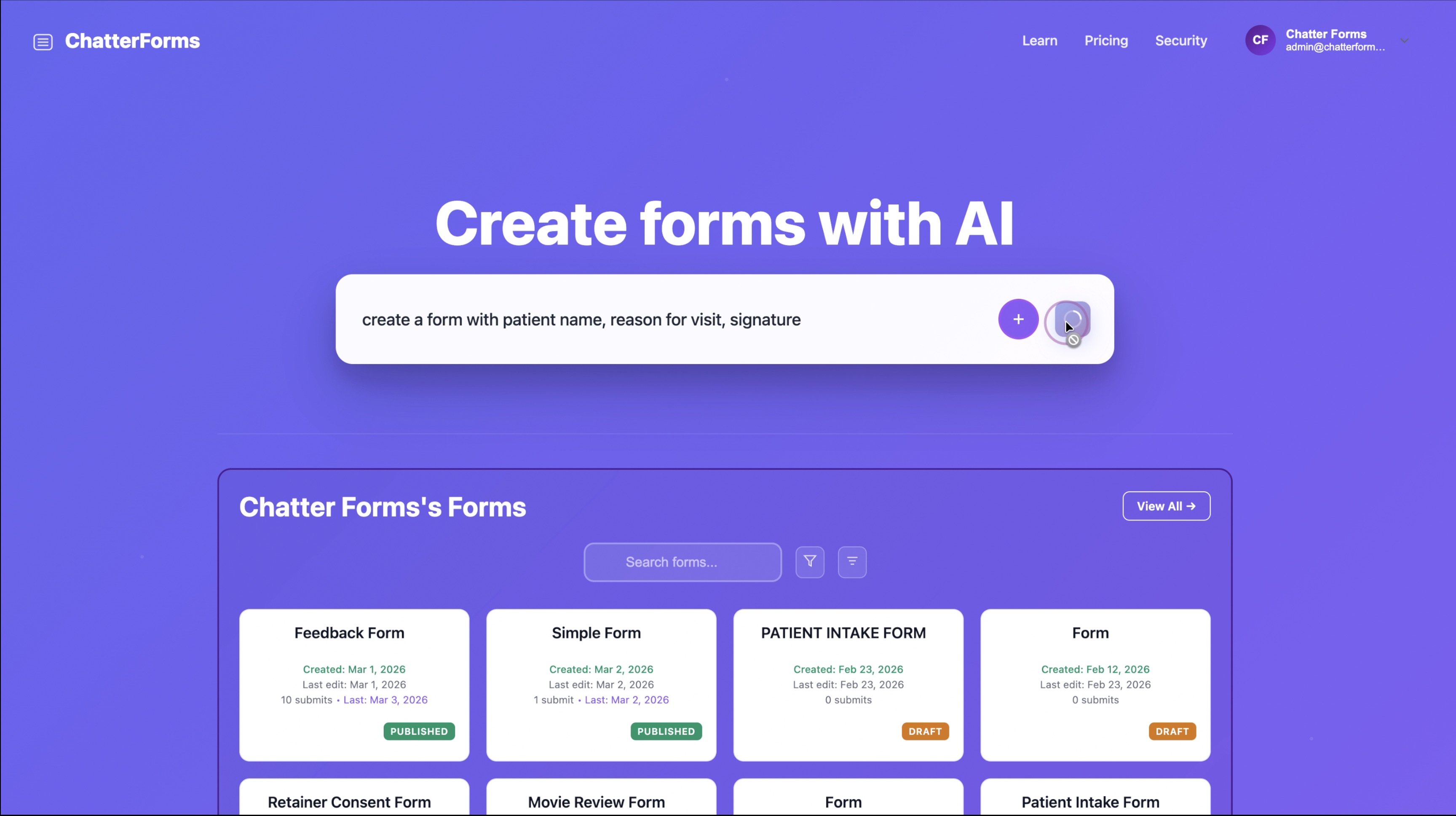 Form submission with payment processing and Stripe integration