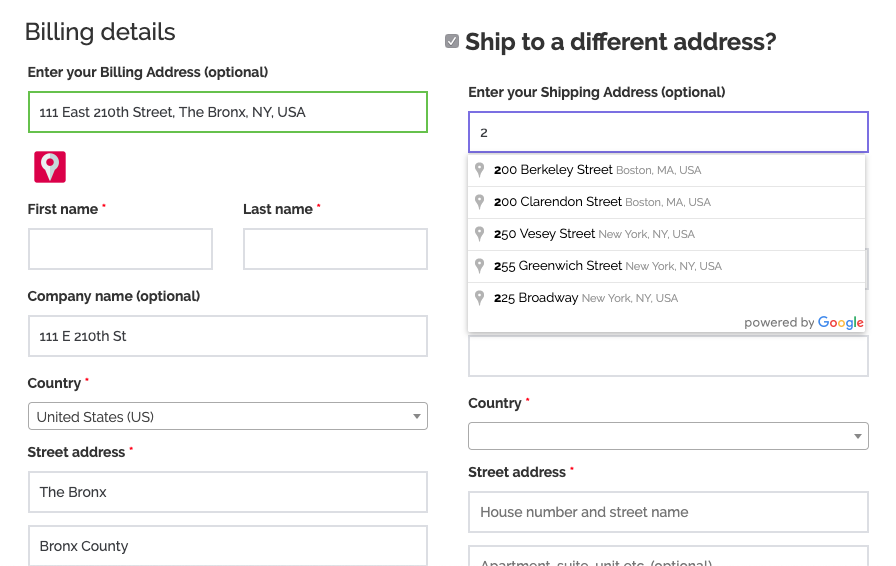 Plugin Frontend - AutoFill for Shipping Address.