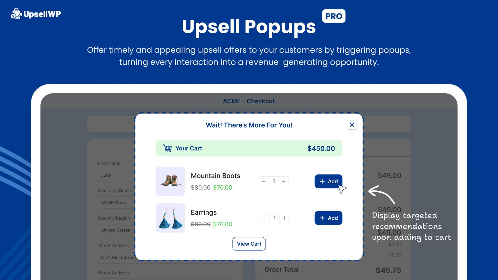 Cart Upsells