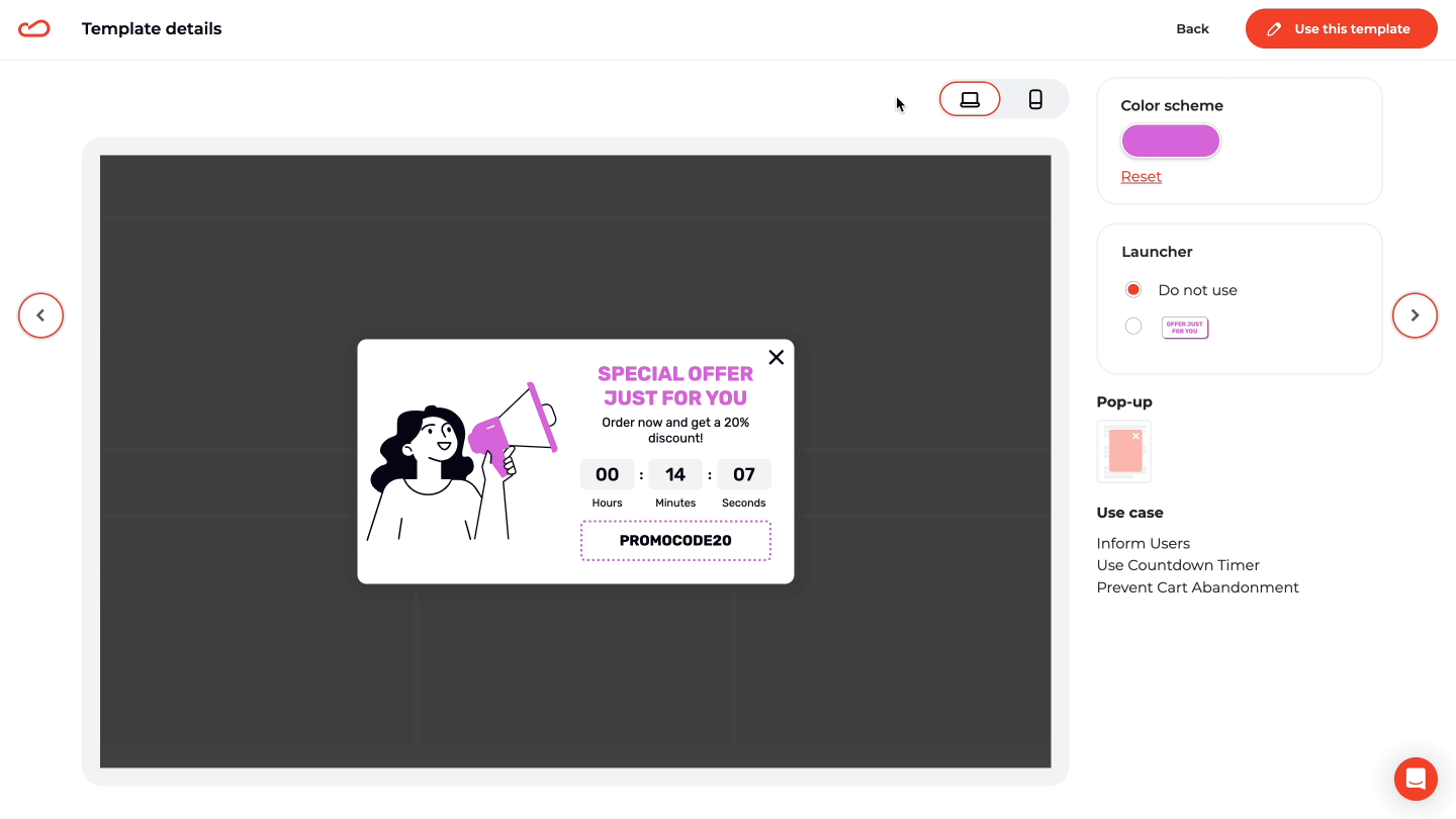 Ready-to-go templates