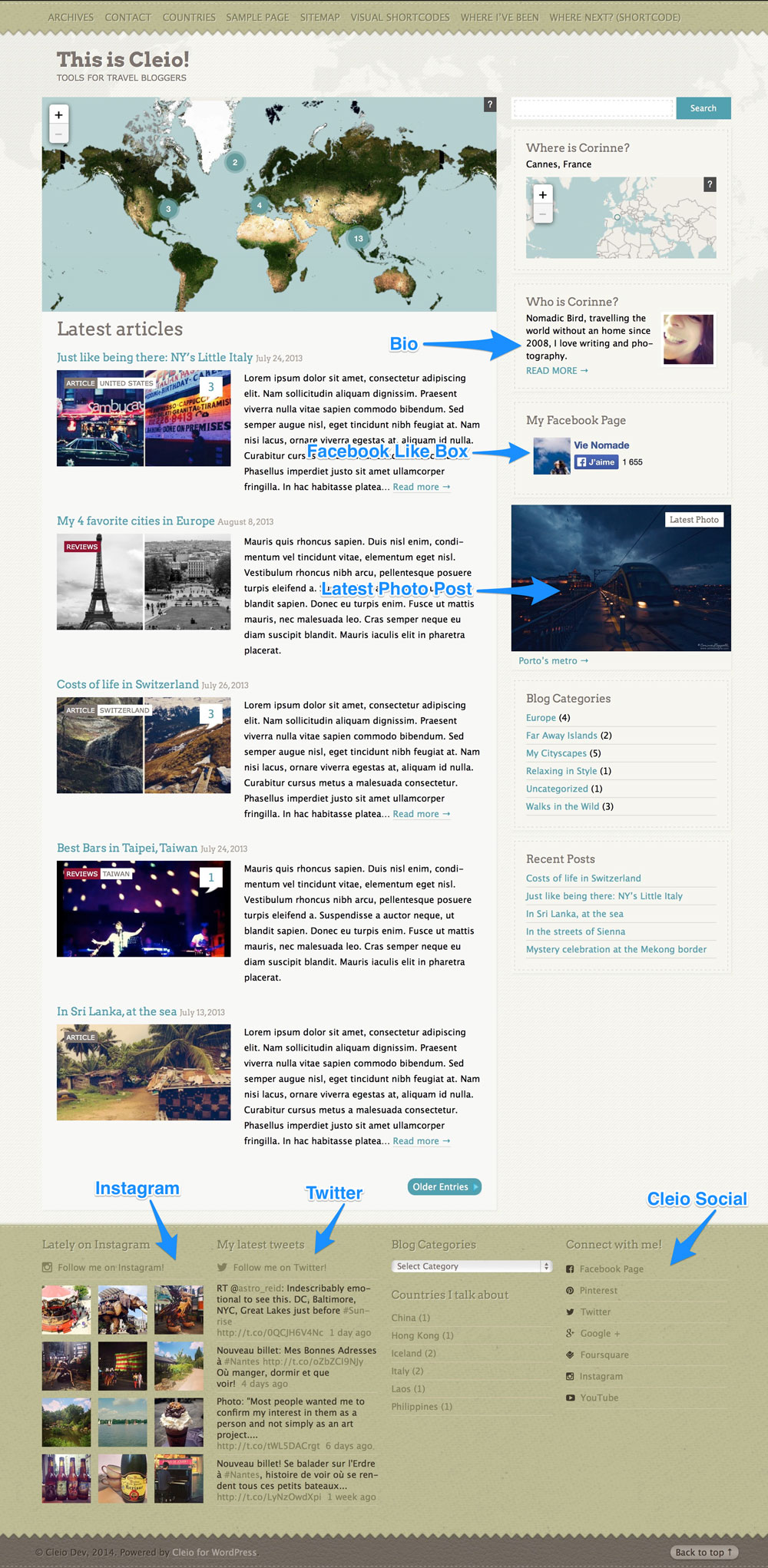 Widget - Social