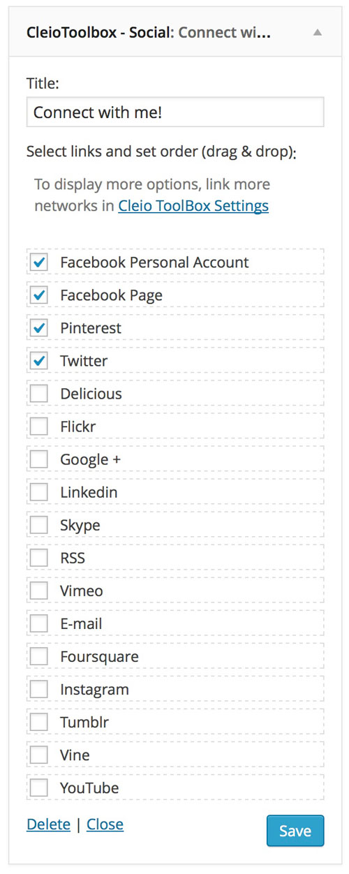 Front-end example - Sitemap