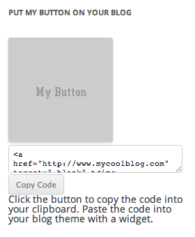 Visitors can click the Copy Code button to copy the content of the textarea easily.