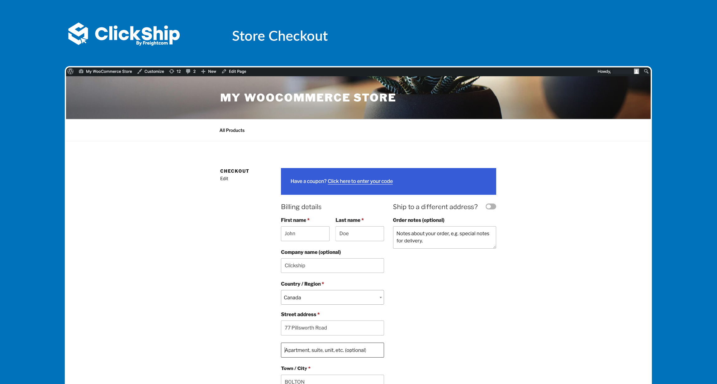 Store Checkout