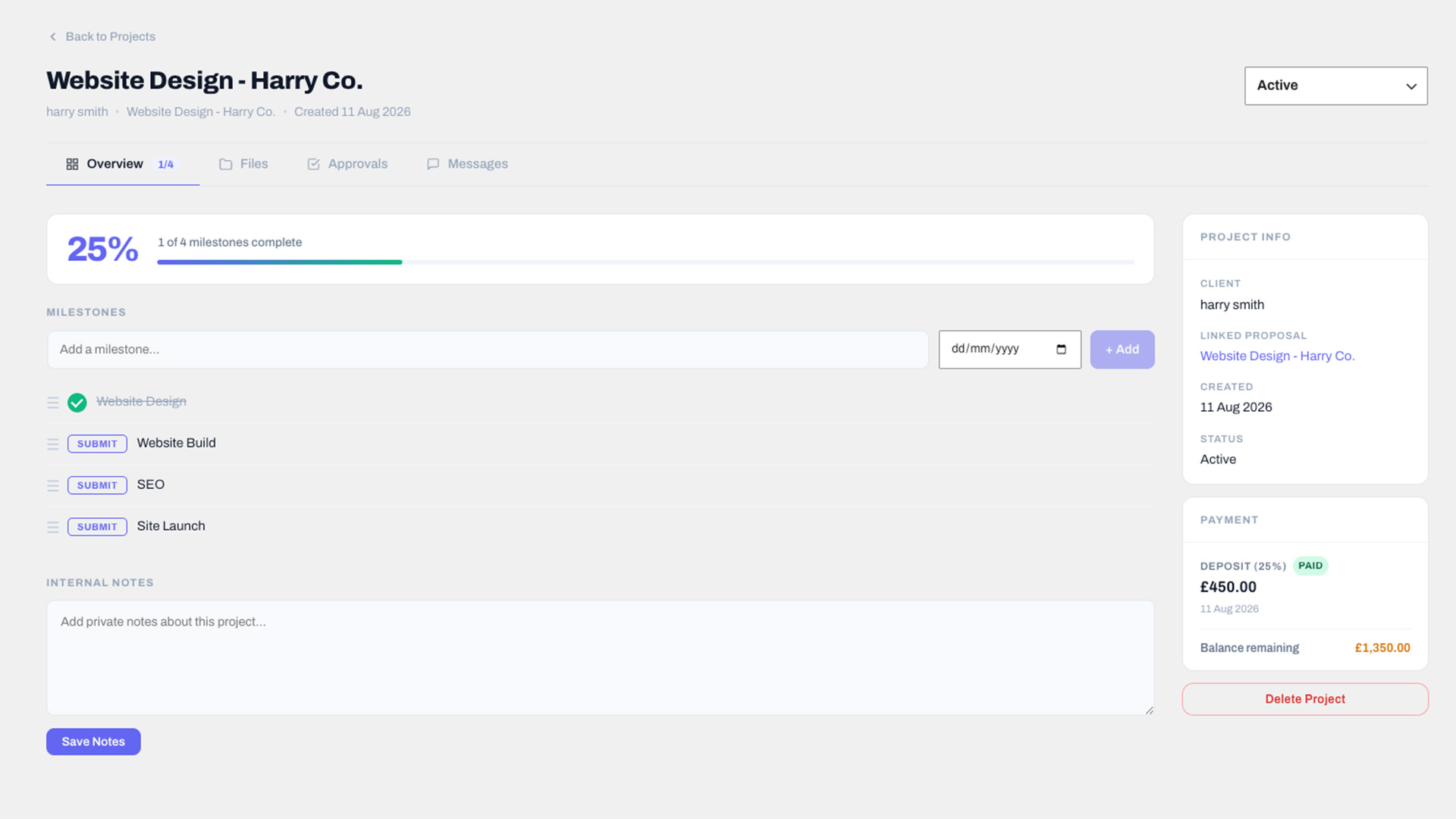 Give clients simple, secure access — magic link or password sign-in