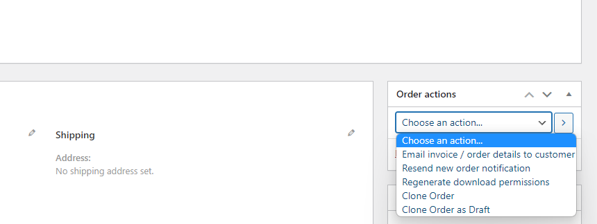 New option - to clone order as draft