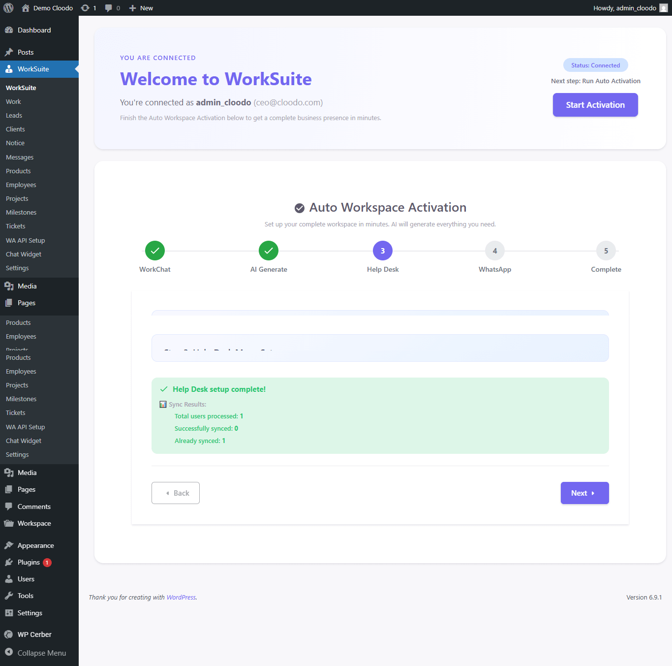 Settings - WooCommerce Sync