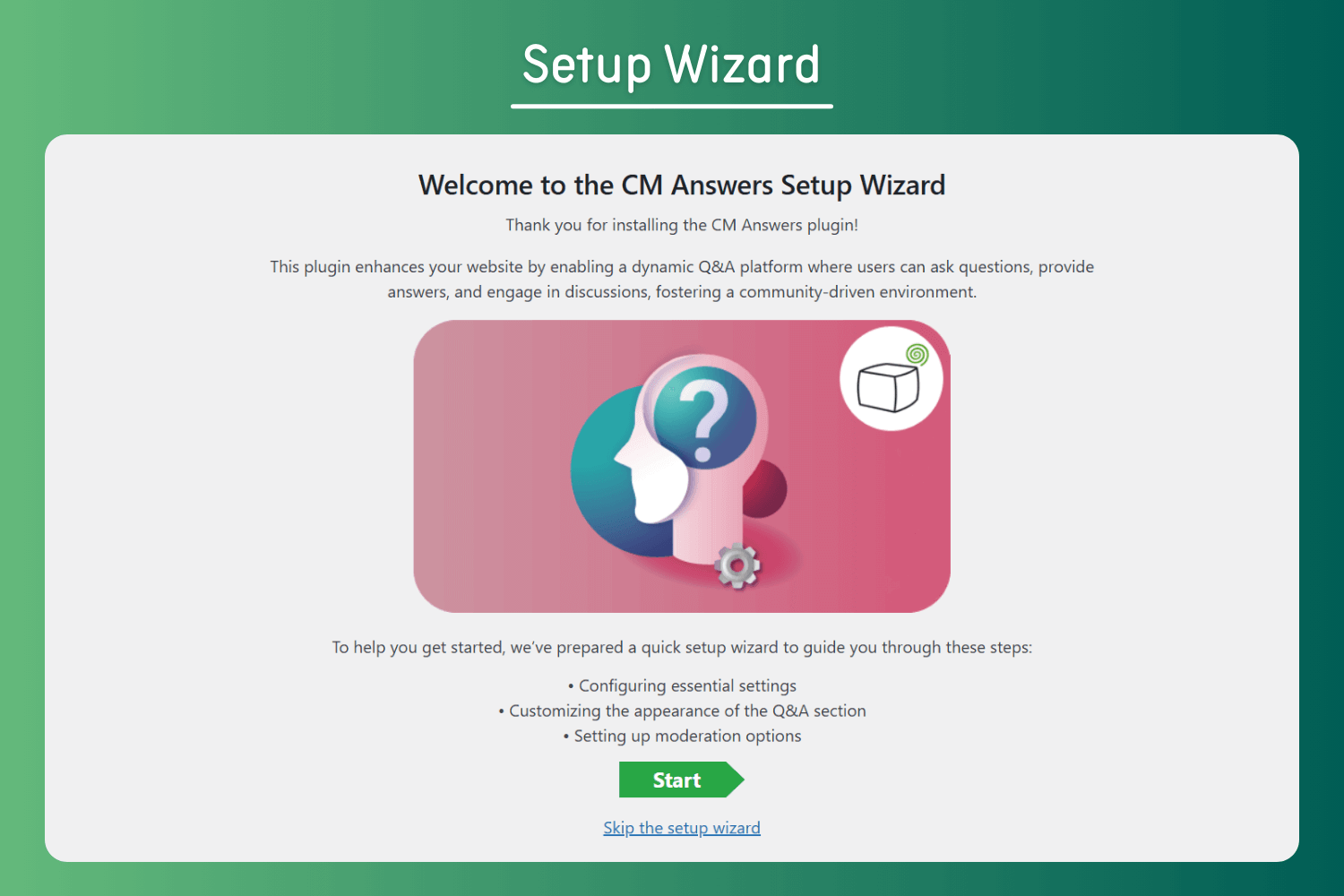 Access and Moderation Settings