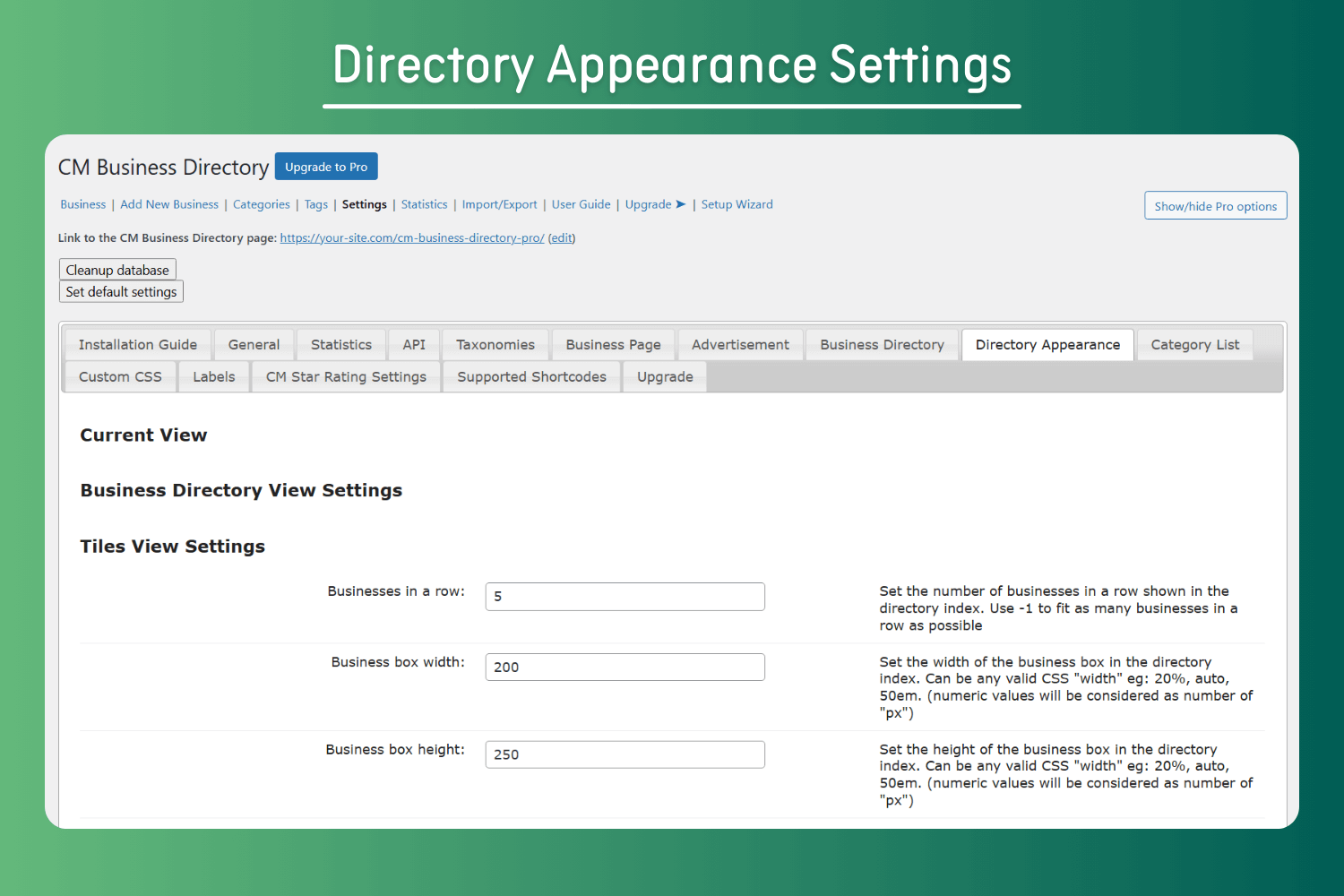 Managing Businesses – Back-end