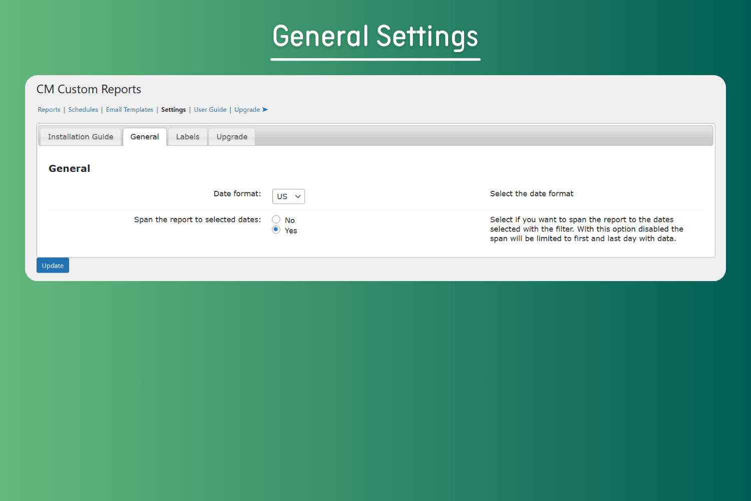 General Settings