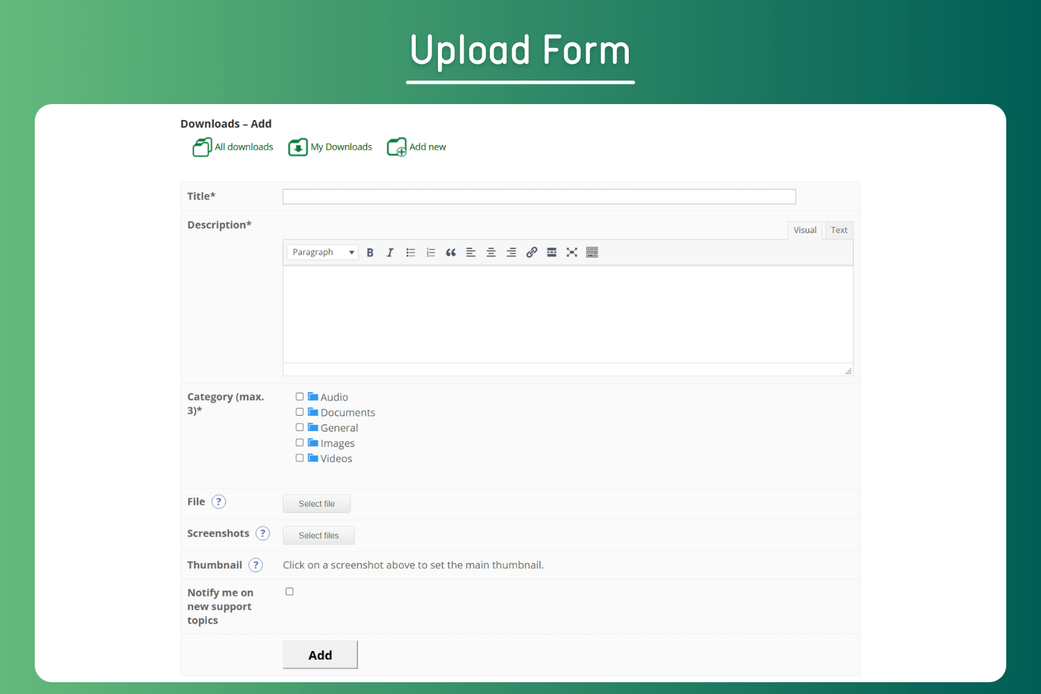 Access and Moderation Settings