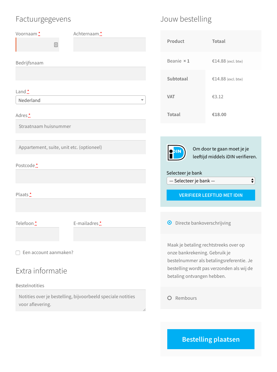 WooCommerce checkout 2
