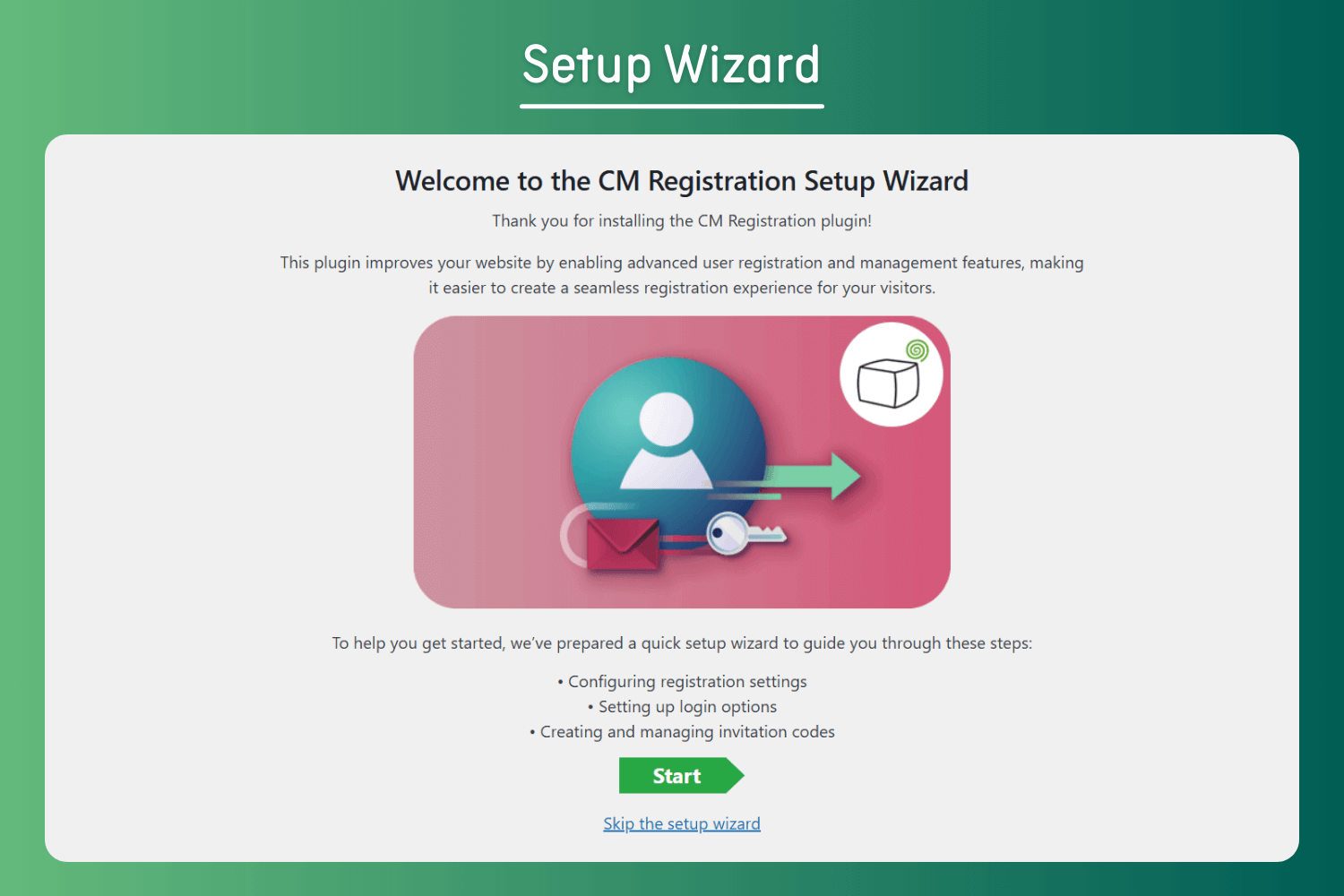 Registration Settings
