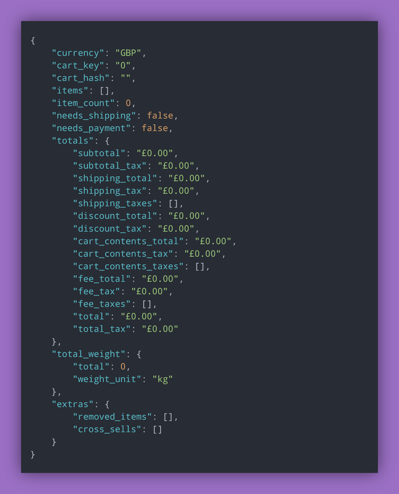 Empty Cart "Enhanced On" (API v1)