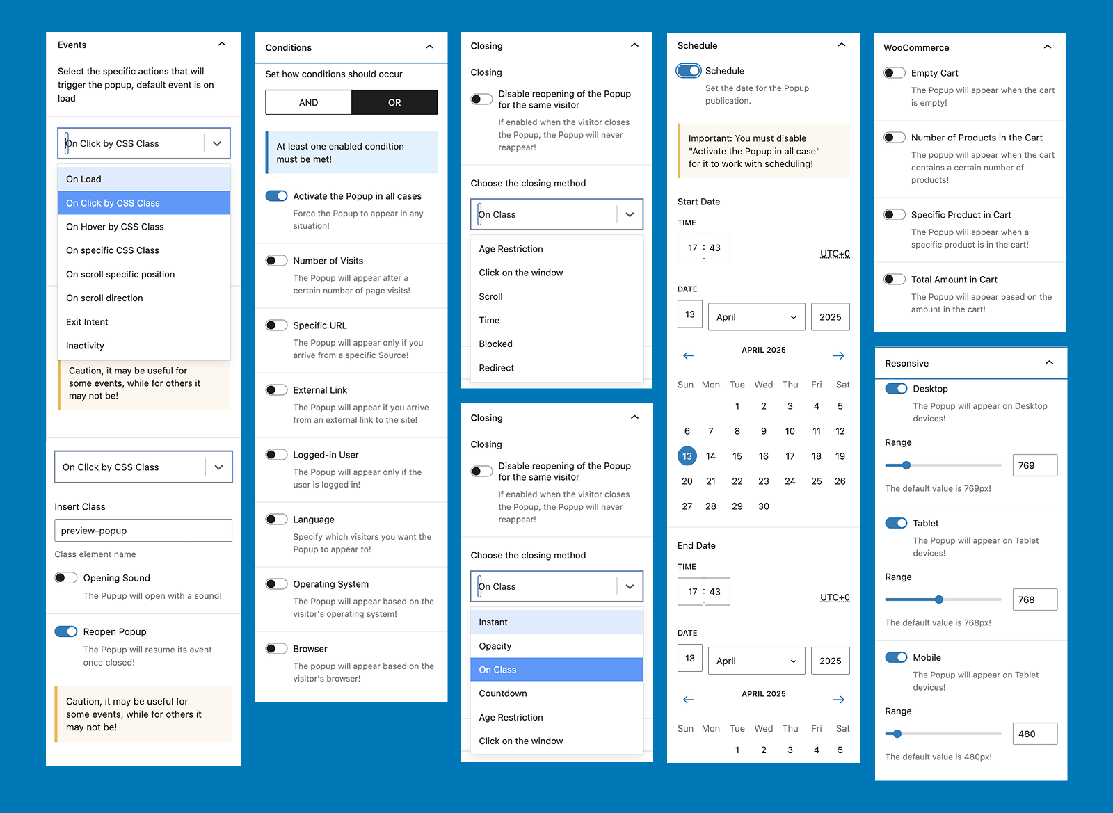 Popup ads WordPress