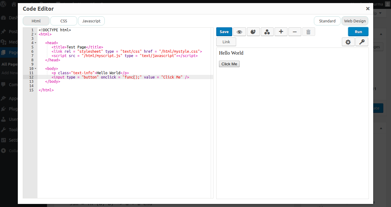 /assets/screenshot-5.png - Web design code editor.