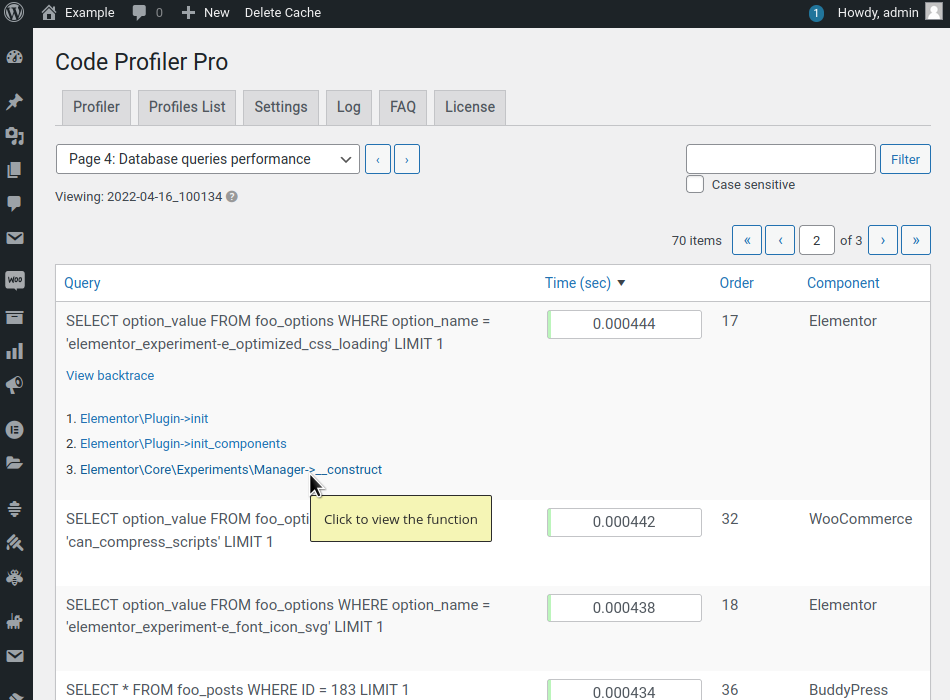 WP-CLI integration.