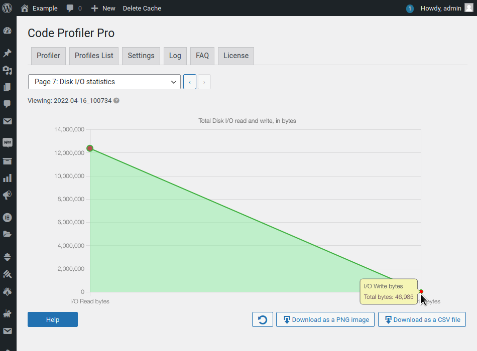[Pro version]: CSV Export.