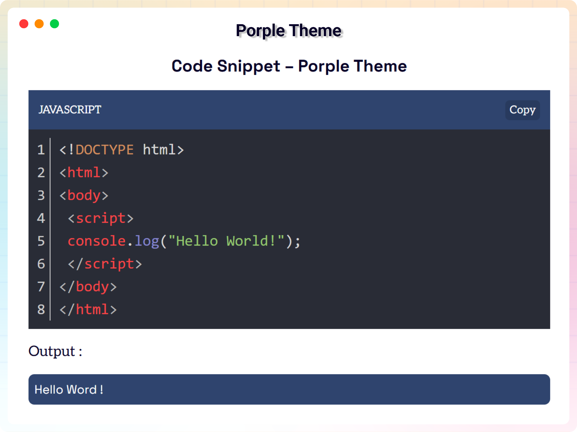 Gutenberg Block Support