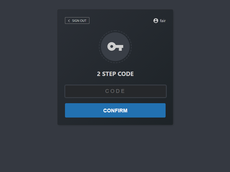 User can change 2-step verification code anytime at profile setting page.