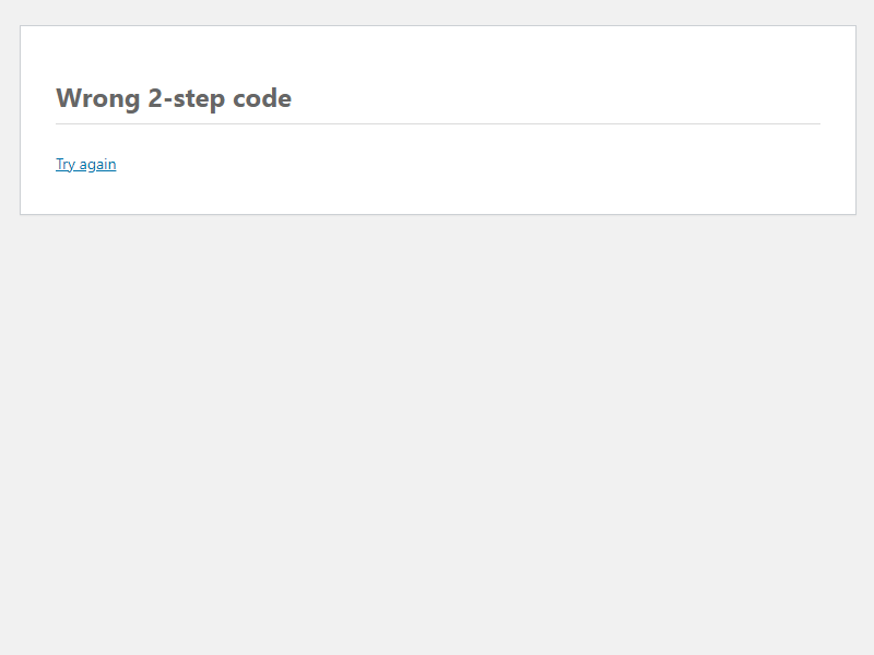 If user input 2-step verification code wrong more than 4 attemps. Account will locked.
