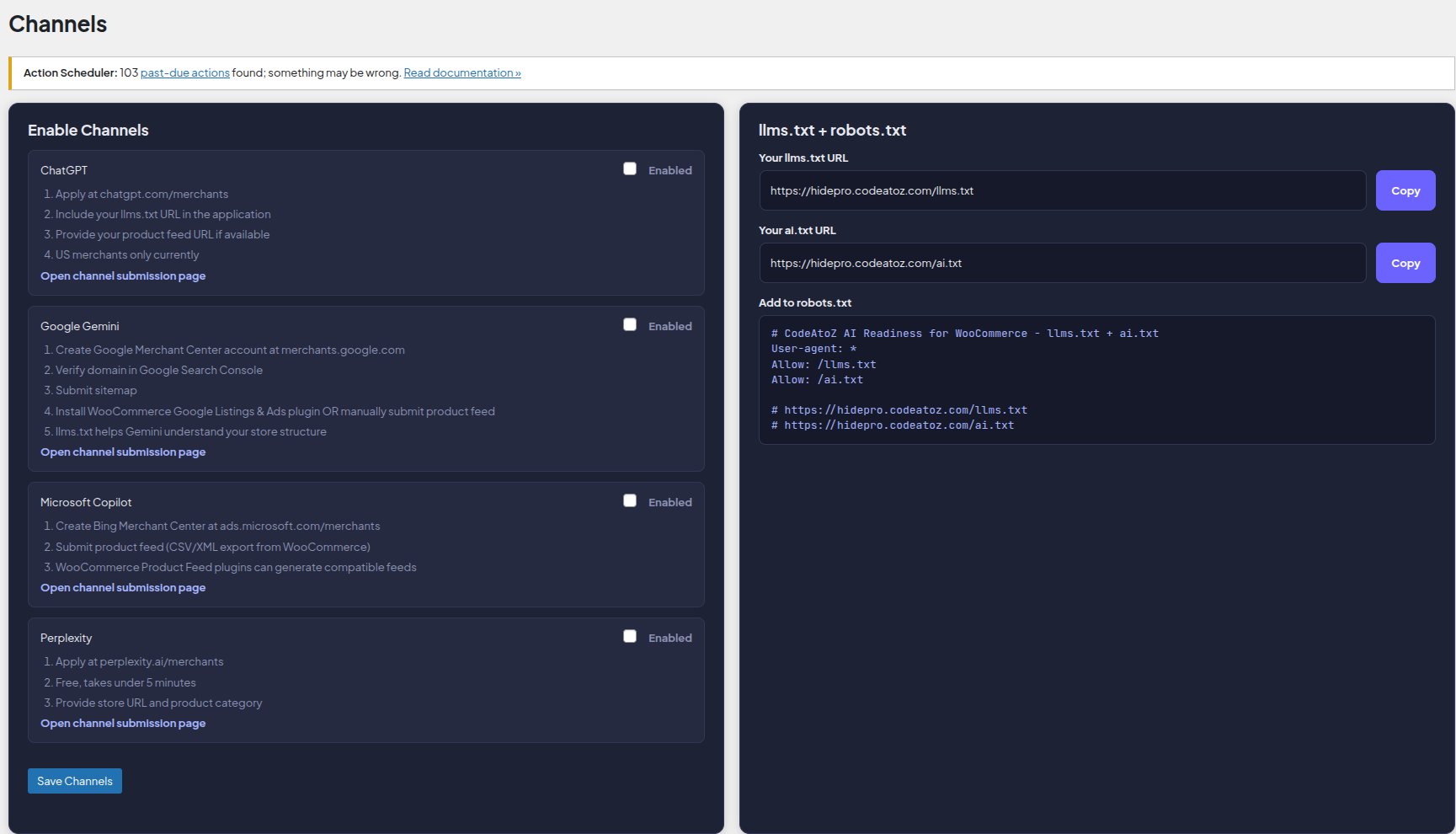 Bot Traffic Dashboard — track AI crawler visits