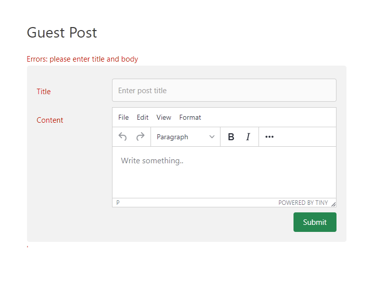 Guest Post