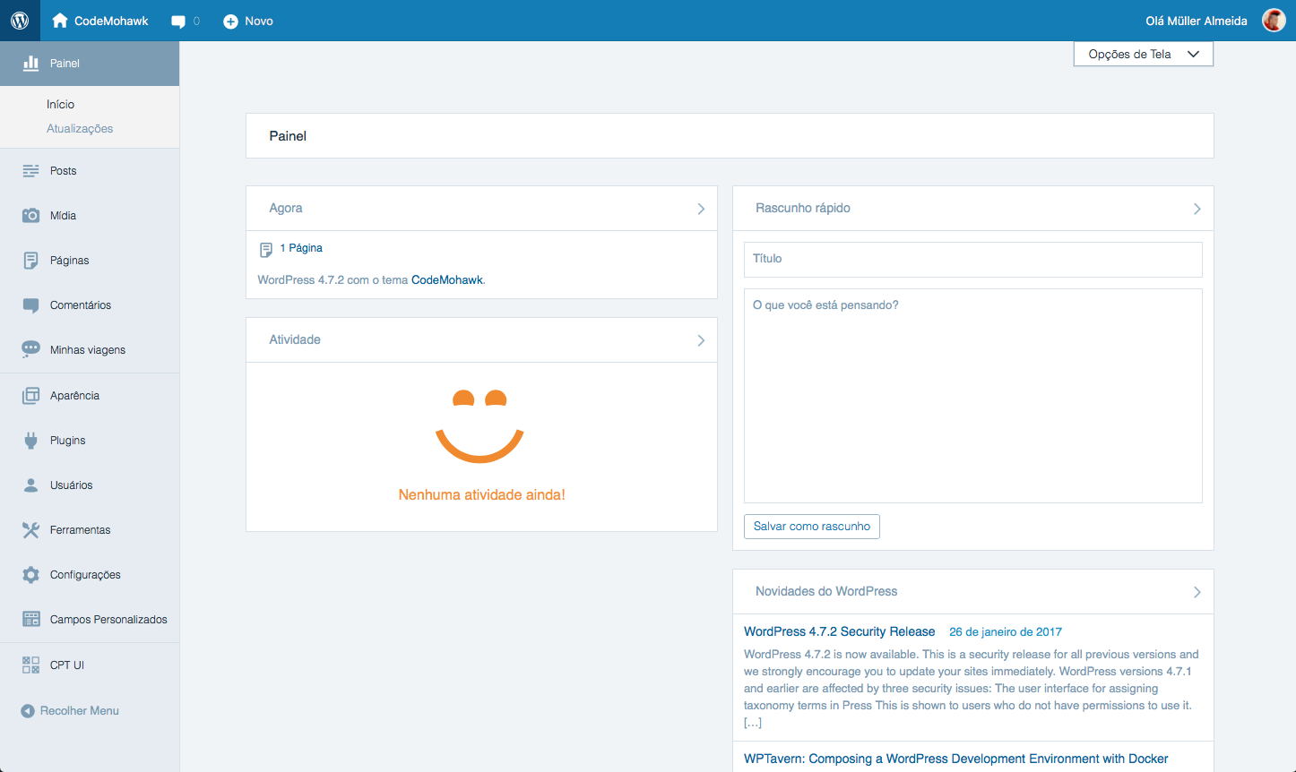 Post's page with plugin activated