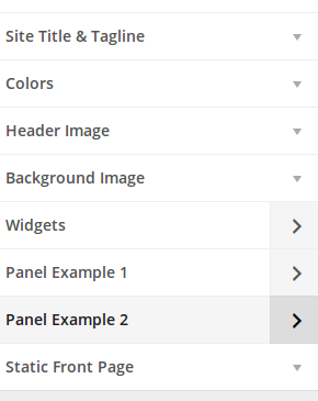 Panels Example