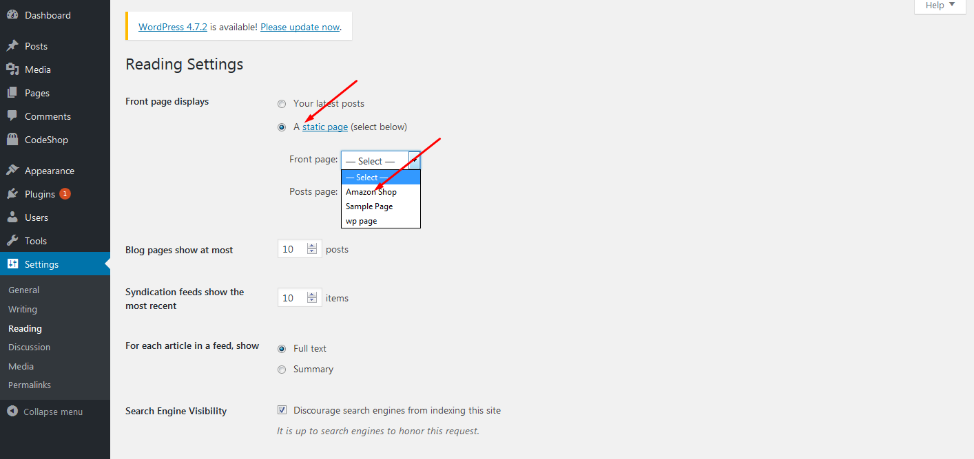 CodeShop -> Settings page required all credentials to enter properly to work the plugin as displayed in image screenshot-2.png