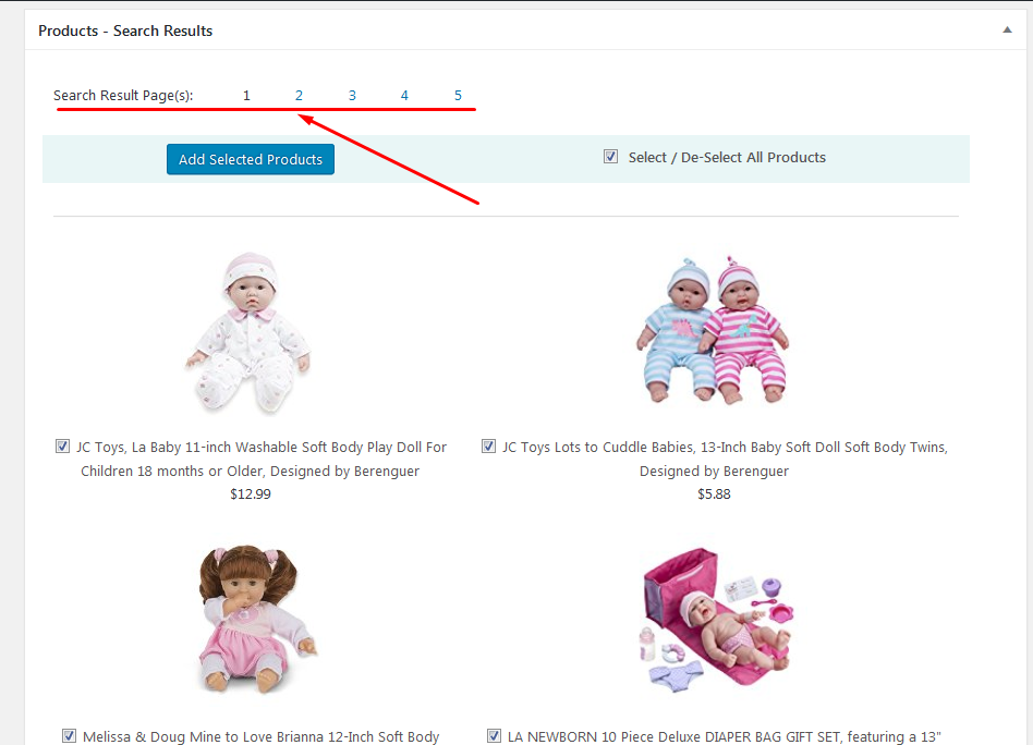 Showing single / one column product view shown as sample in image screenshot-24.jpg