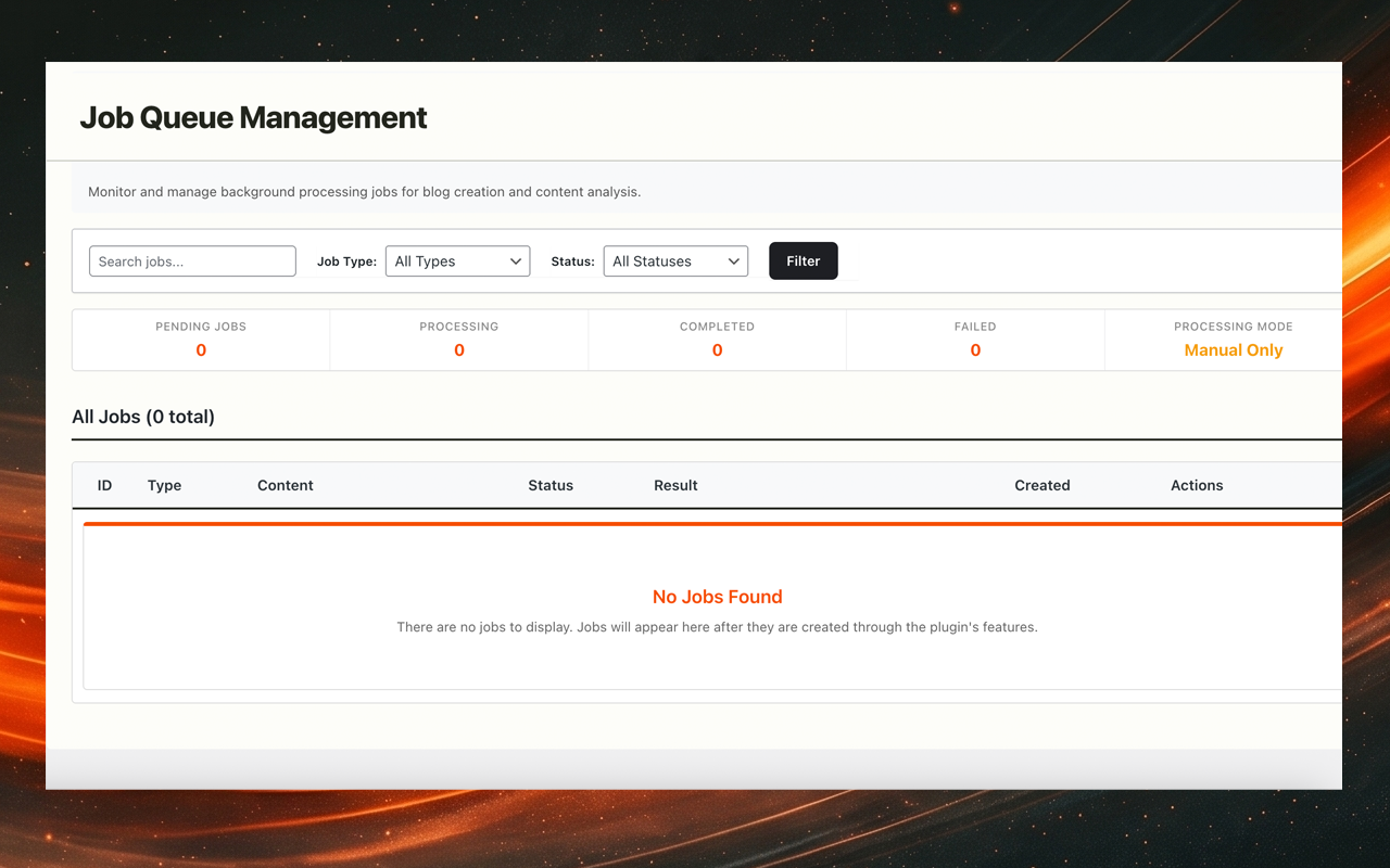 AI Provider tab for selecting your provider and entering your API key