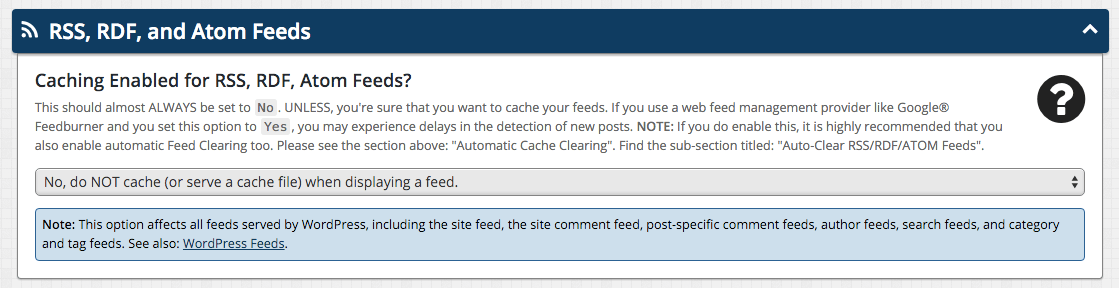 One-click Clear Cache button