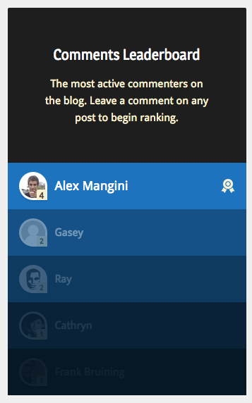 An alternative color scheme (tip: you can set any hex color code in the Widget settings)