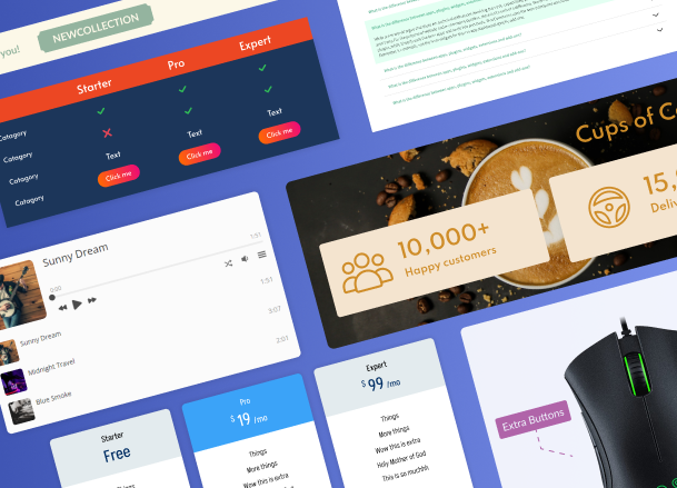 Pricing Tables