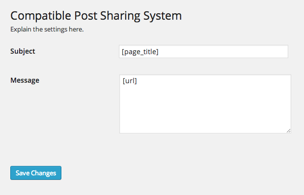 The CPSS settings pane.
