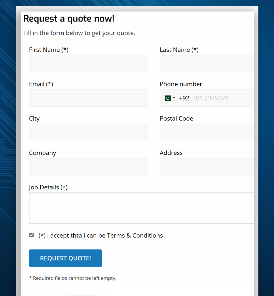 Repair parts management with variations