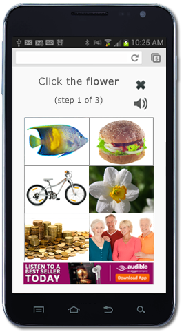 Confident CAPTCHA - Mobile Advertising