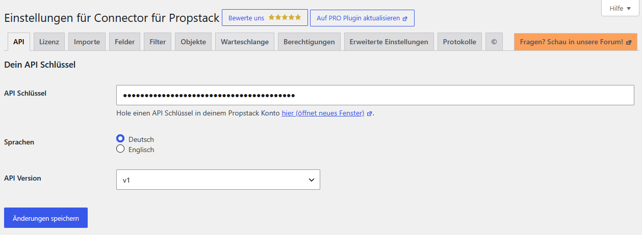 Configure which objects you want to import