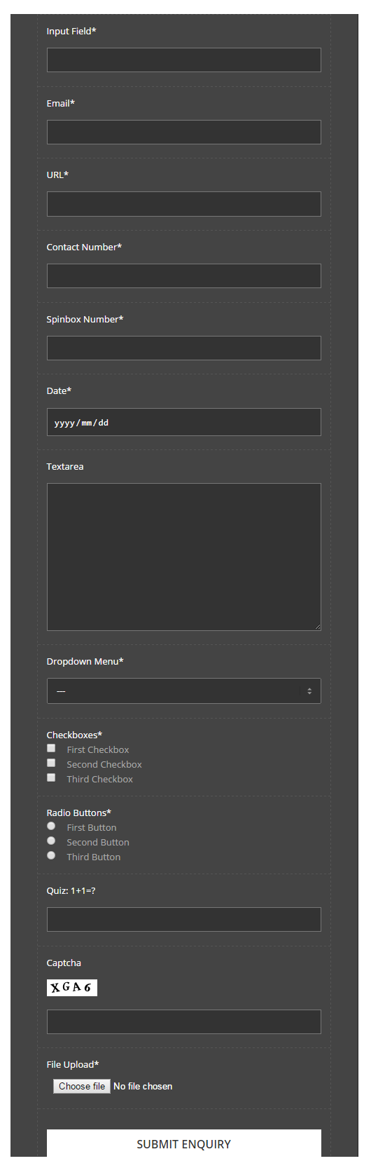 Simple or advanced MailChimp sign-up forms that blend in with your theme.
