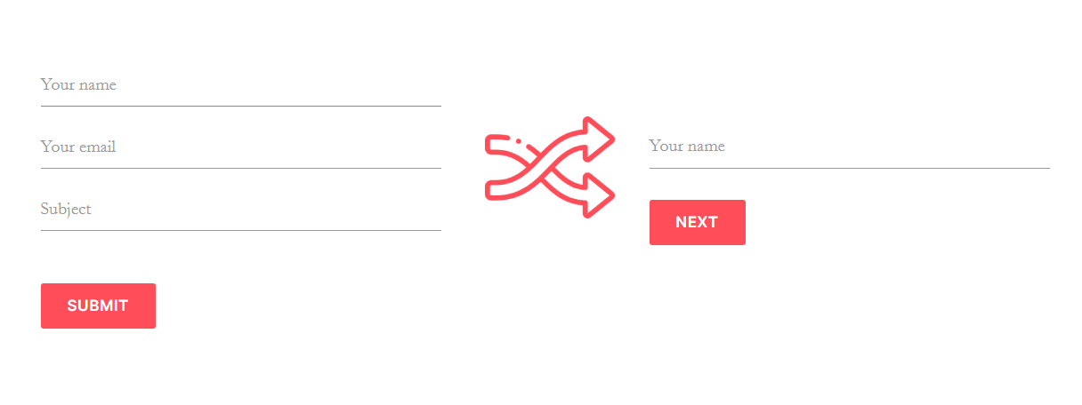 Make your forms shorter and more beautiful.