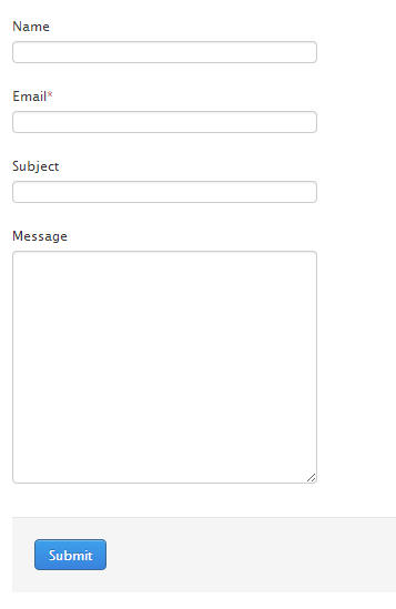 A basic contact form.  You can embed this without using ContactMetrics SAAS.