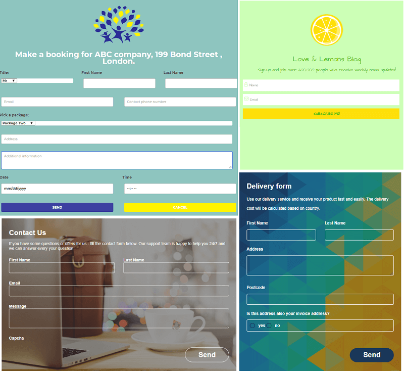 Survey & Registration form